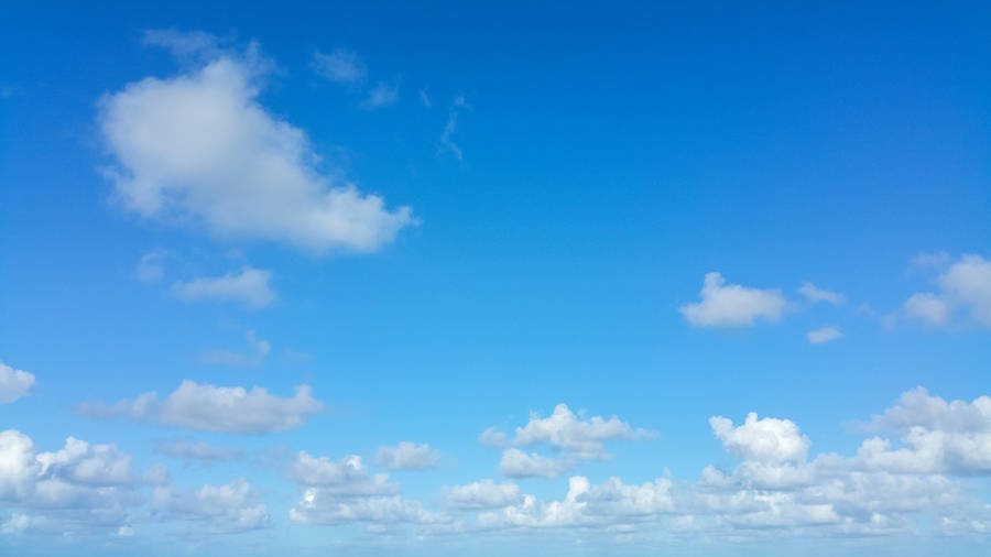 Download Blue And White Altocumulus Clouds Wallpaper | Wallpapers.com