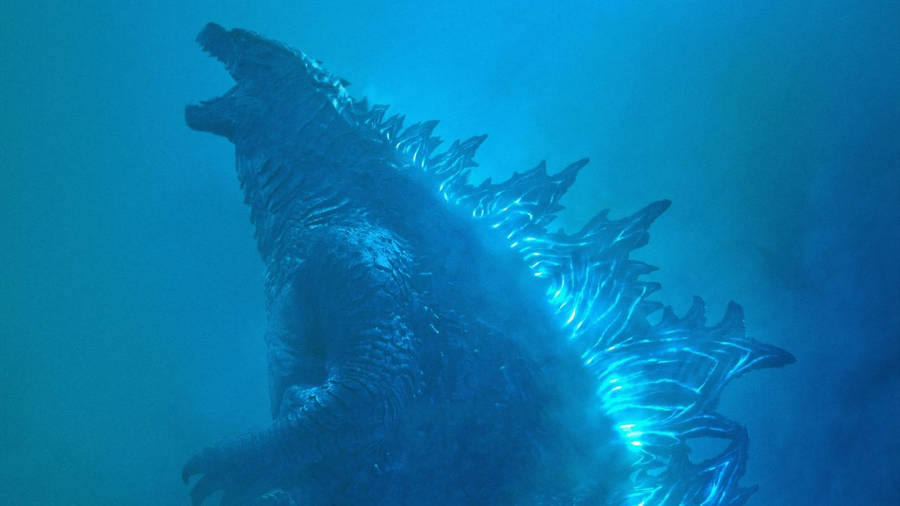 Download Blue Godzilla King Of The Monsters Wallpaper | Wallpapers.com