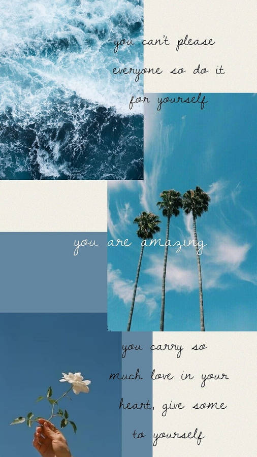 Download Blue Love Aesthetic Wallpaper | Wallpapers.com