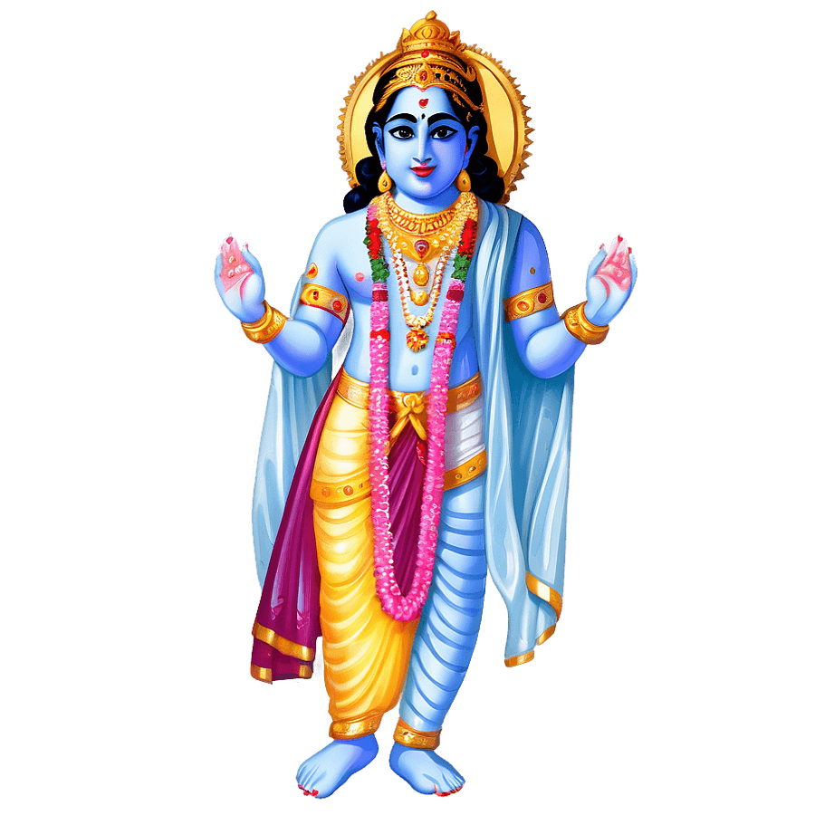 Majestic Krishna Throne PNG 06232024