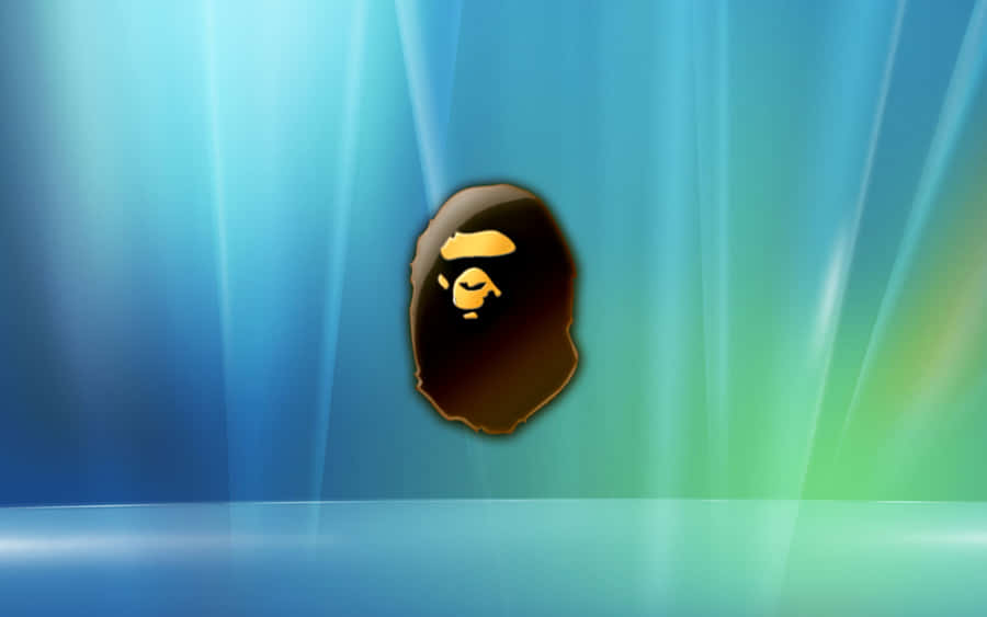 Etbade abe logo på en blå baggrund.