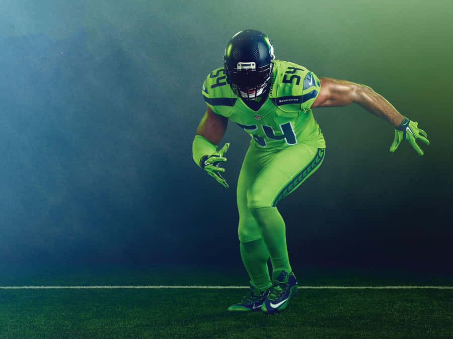 Linebacker Dinamico Pronto per l'Azione