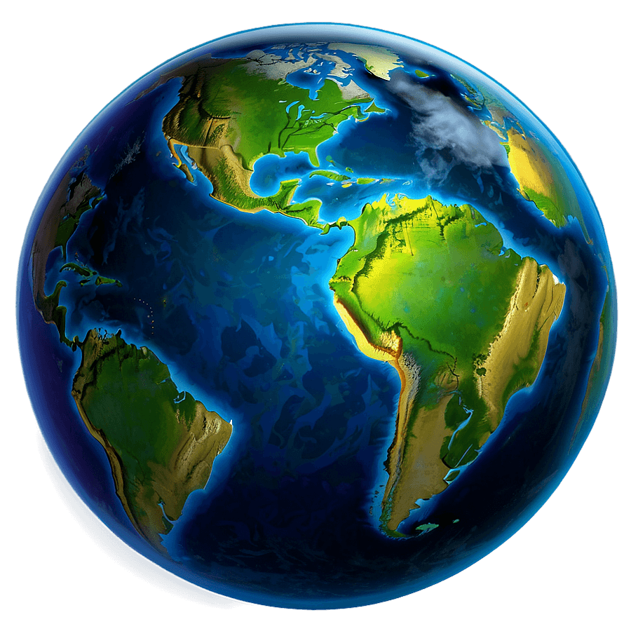 Earth Globe Icon PNG 1