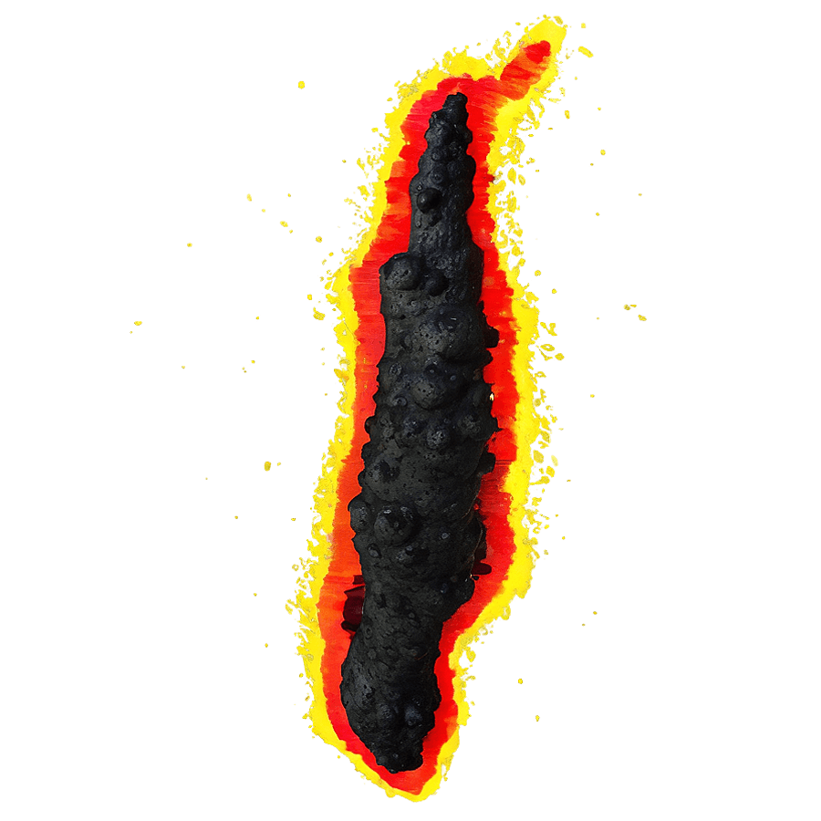 Lava Splatter Effect PNG 50