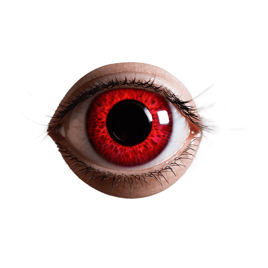 Red Eye Rage Expression PNG tcp9