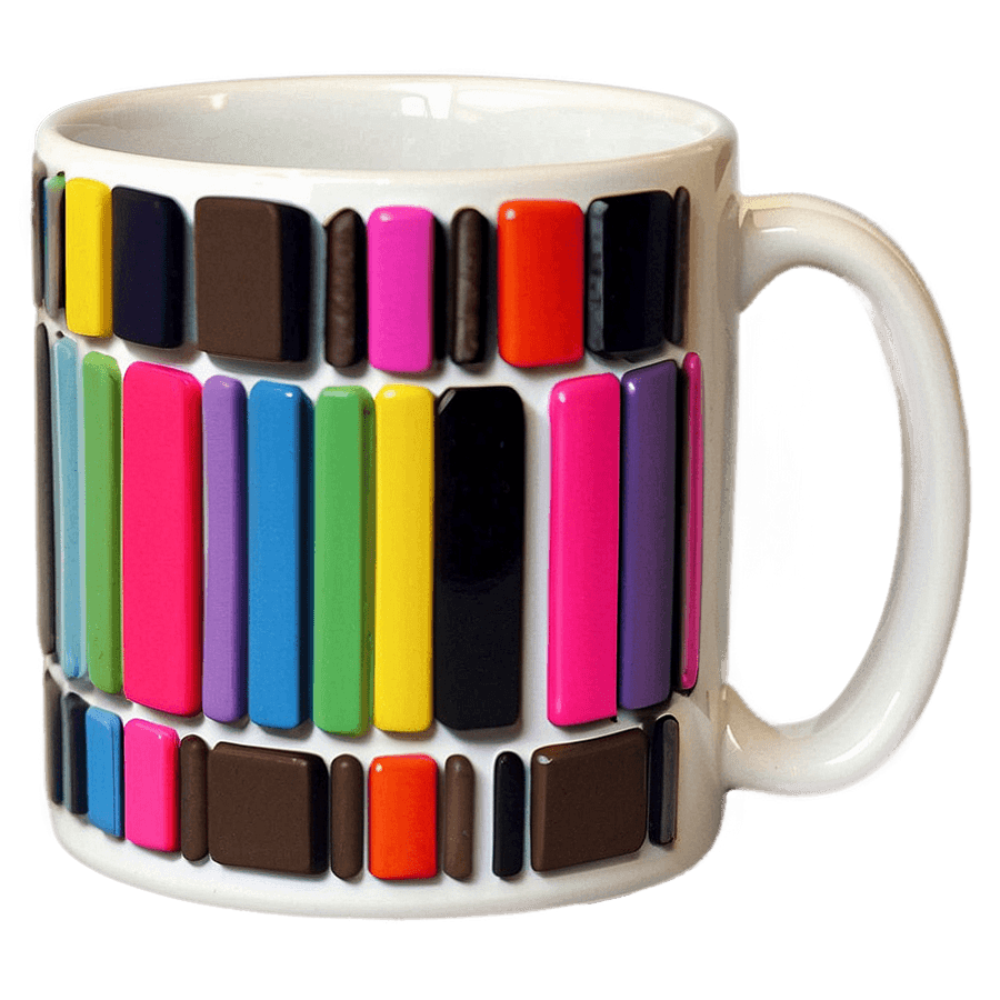 Geometric Coffee Mug PNG nbh89
