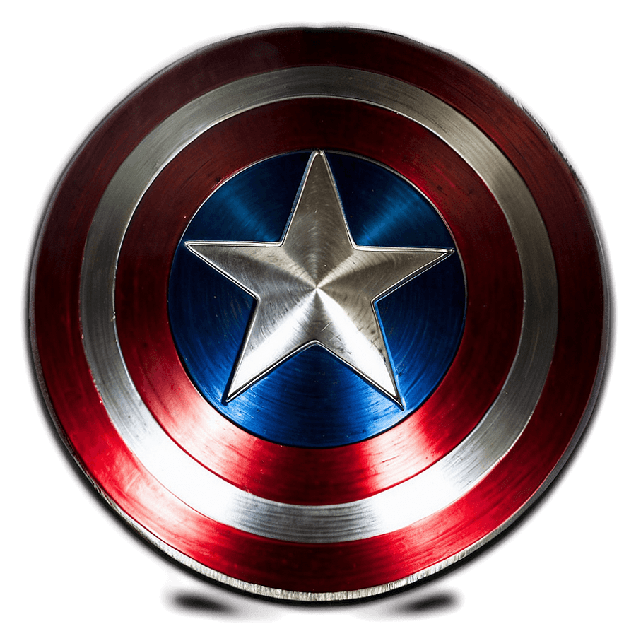 High-Resolution Captain America Shield PNG 05232024