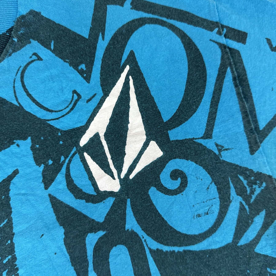 Volcom Logoon Blaue Stoff