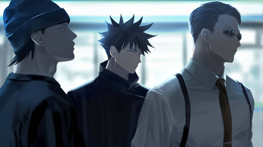 Jujutsu Kaisen Charaktere Silhouette