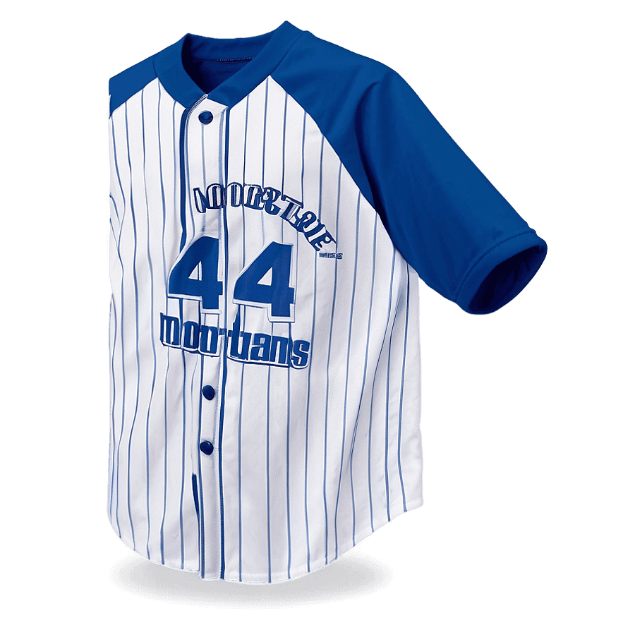 Moisture-Wicking Baseball Jersey PNG 25