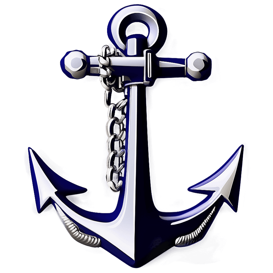 Navy Anchor Badge Design PNG fjy27