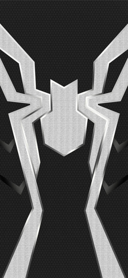 AlternativSpider-Man Hvidt Logo Sort