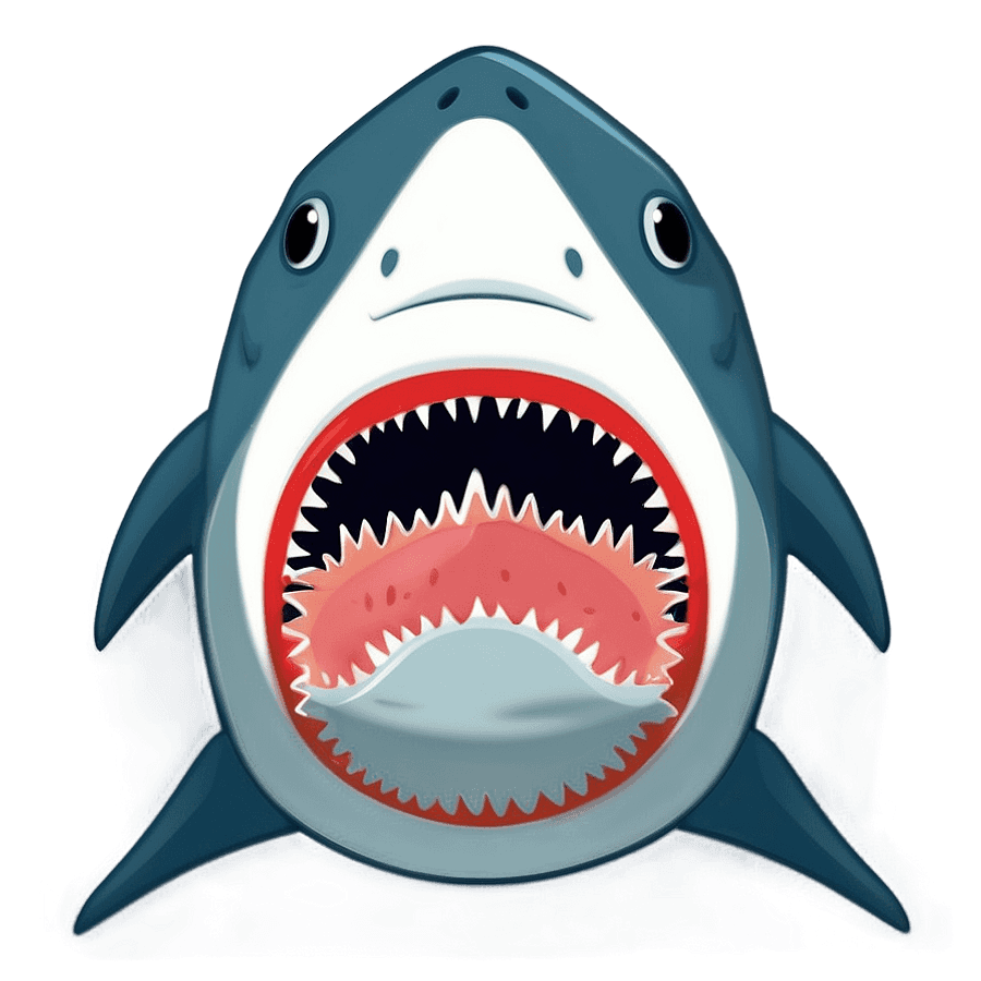 Adorable Mommy Shark Illustration PNG clb12