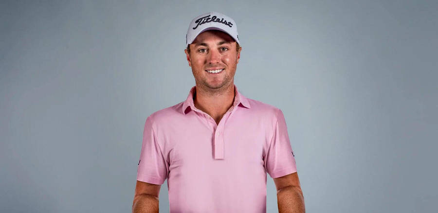 JustinThomas com boné da Titleist