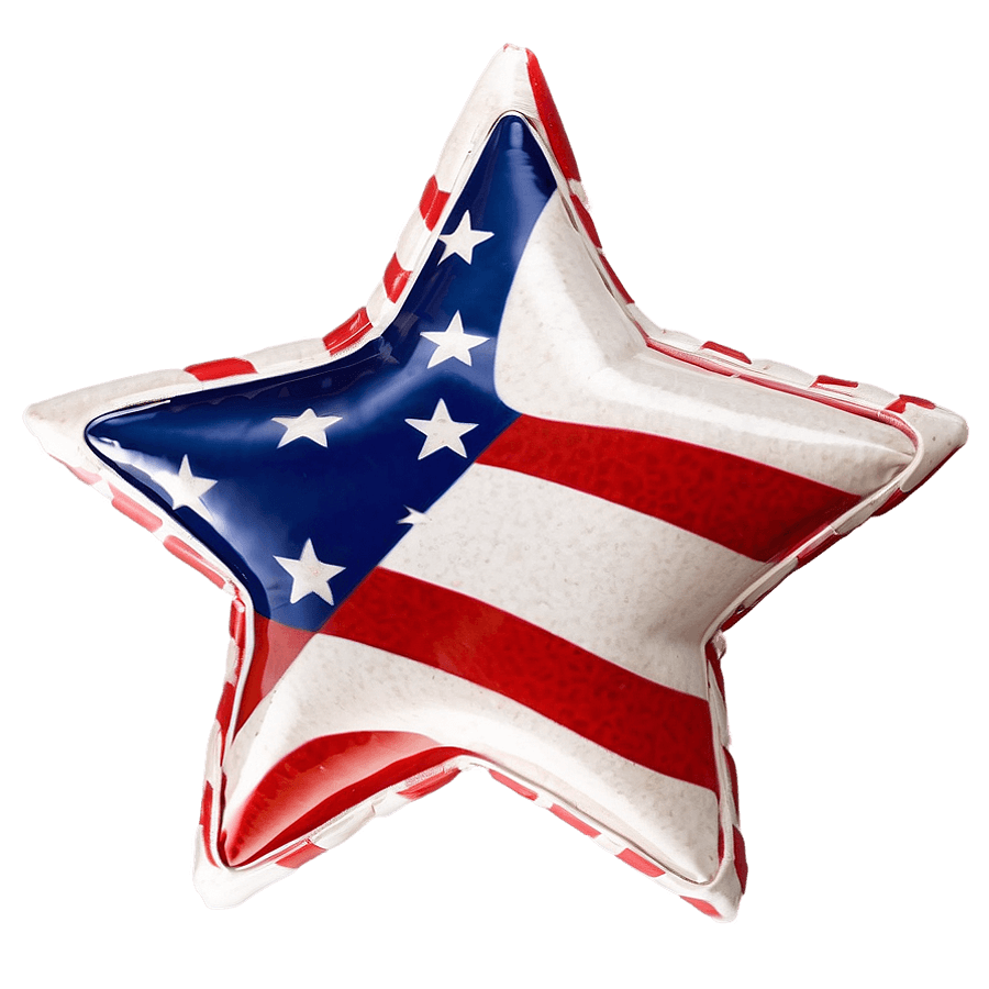 Old Glory Star Decoration PNG qss