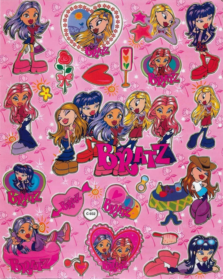 download bratz doll stickers wallpaper wallpapers com