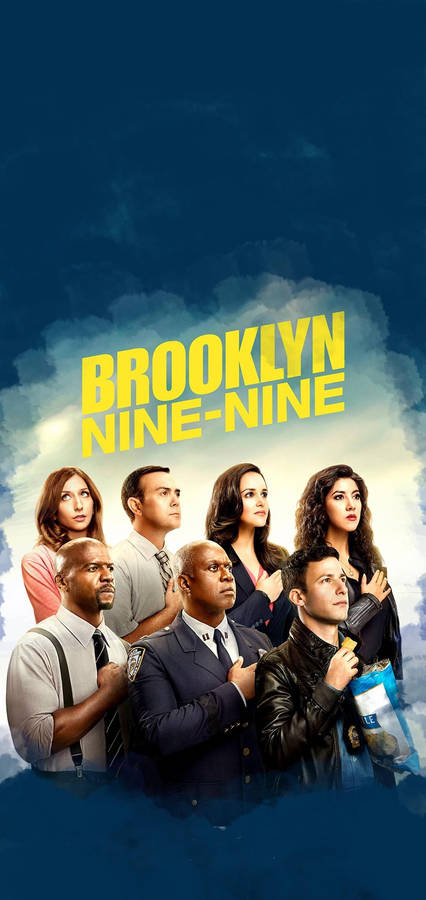 Download Brooklyn Nine Nine Blue Fan Art Wallpaper | Wallpapers.com