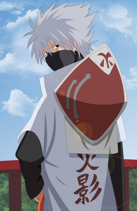 Hatake Kakashi Den Sjette Naruto Hokage Tapet