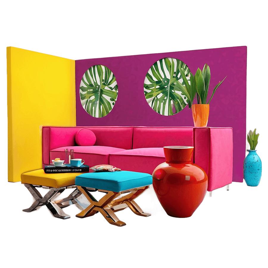 Colorful Home Decor PNG 06292024