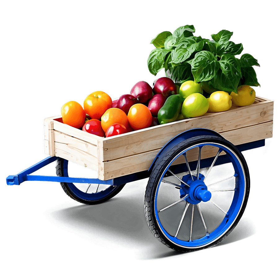 Farmer's Market Cart PNG 80