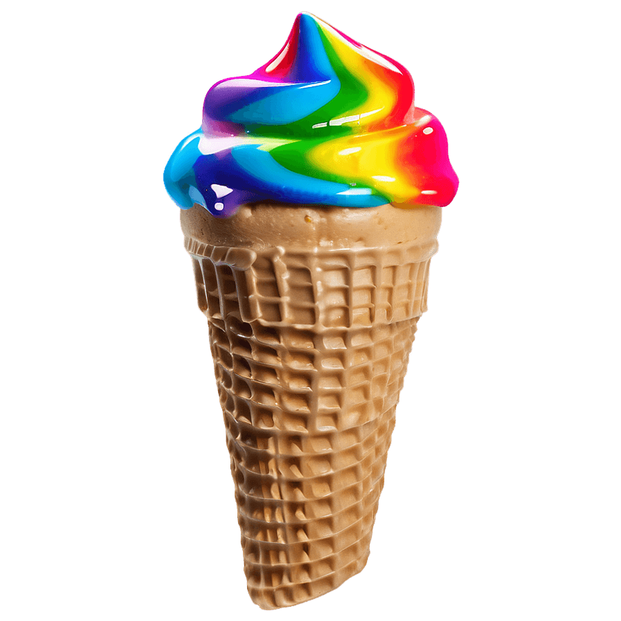 Lisa Frank Ice Cream PNG 05242024