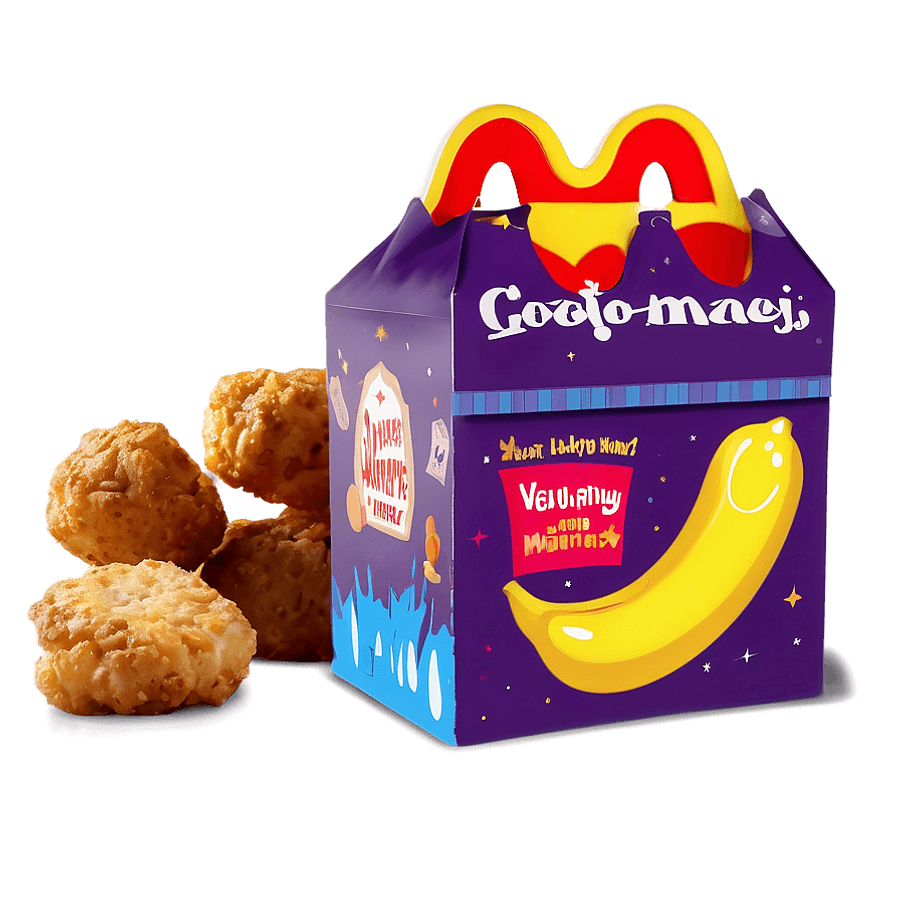 Happy Meal Box with Nuggets PNG 06212024
