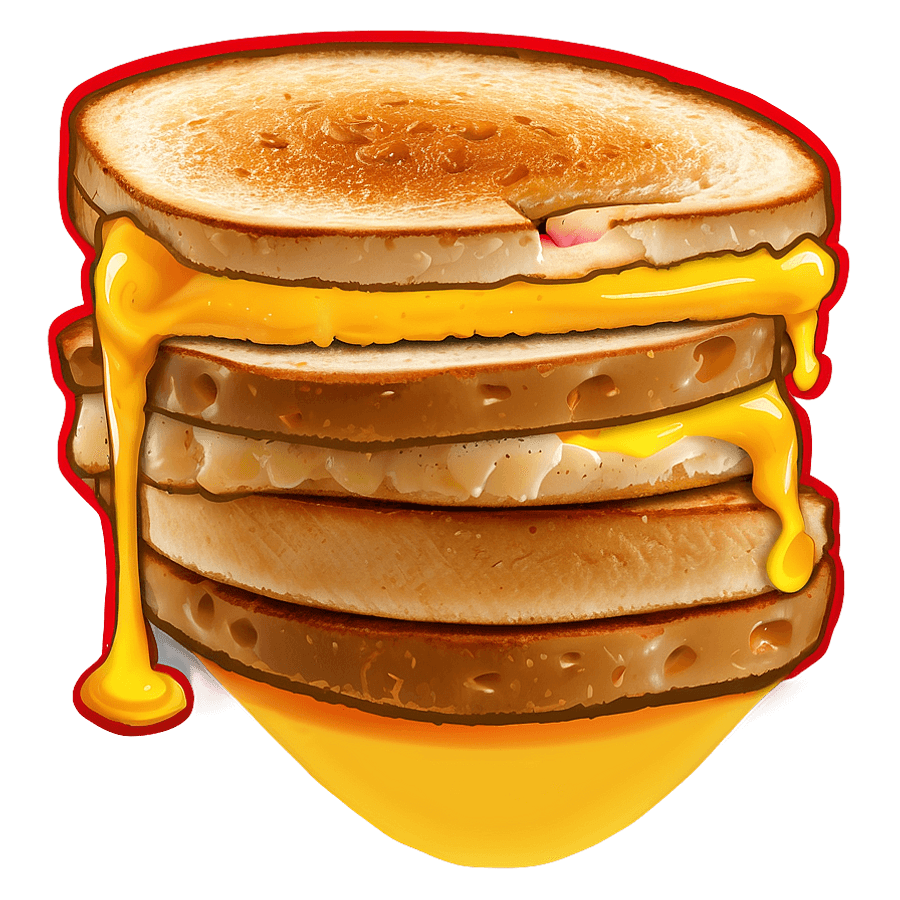 Grilled Cheese Masterpiece PNG 6