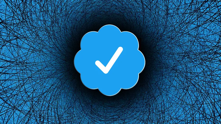 Verified Checkmark Abstract Network Background