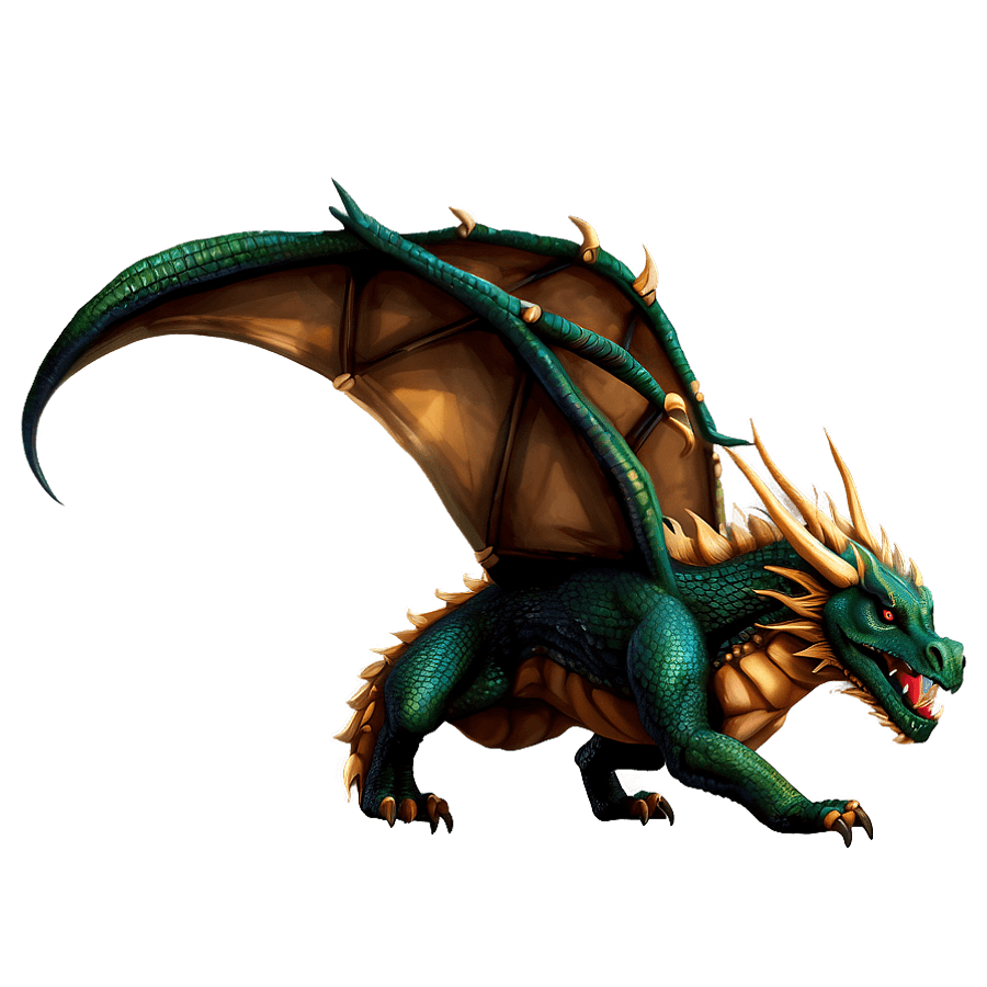 Majestic Dragon Clipart PNG ass73