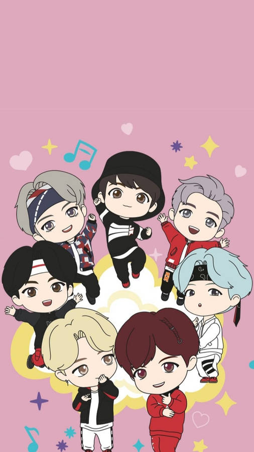 BTS Chibi Posing
