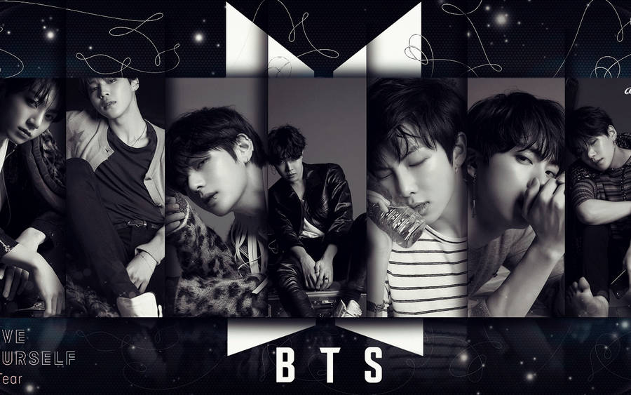 Download Bts Logo On Love Yourself Tear Wallpaper Wallpapers Com