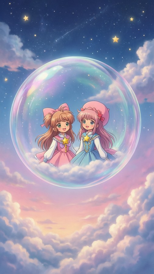 Bubble Float Dream Wallpaper
