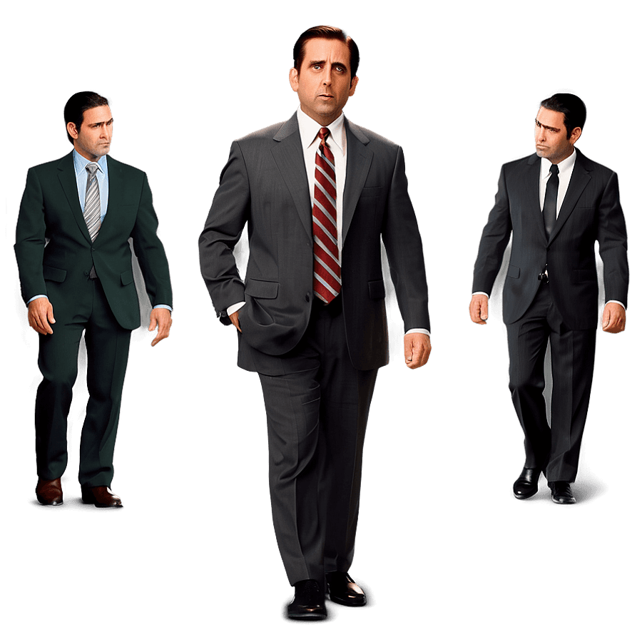 The Office Michael Scott Cartoon PNG fta32