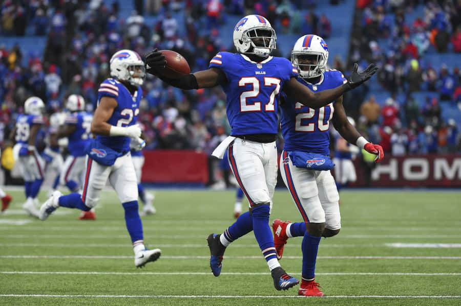 Buffalo Bills Interception Celebration