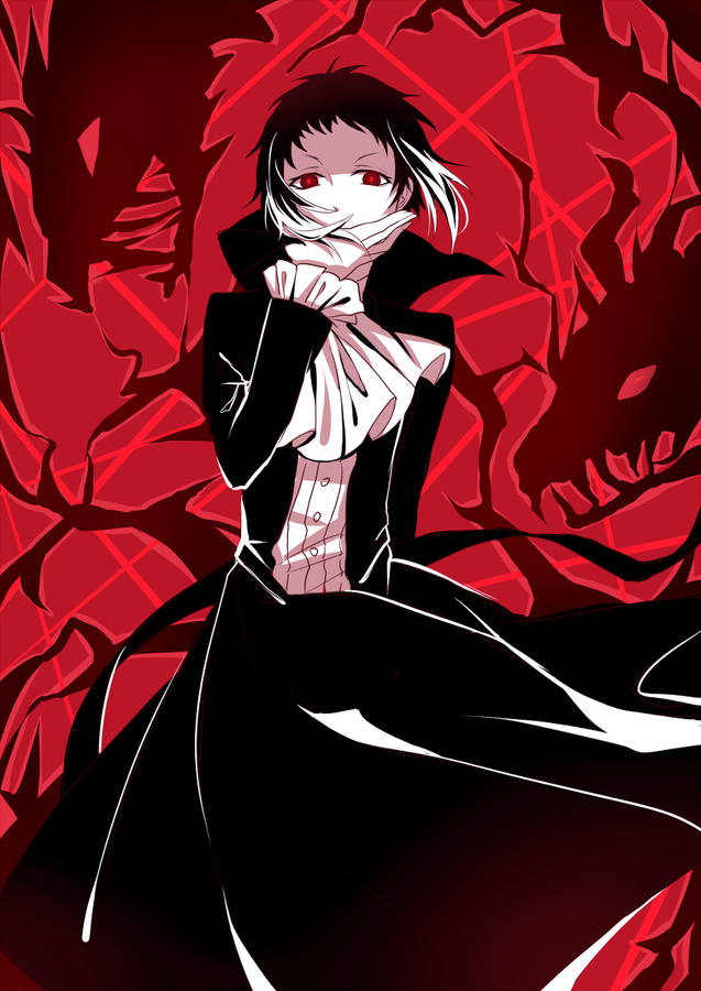 Download Bungo Stray Dogs Akutagawa Fanart Wallpaper | Wallpapers.com