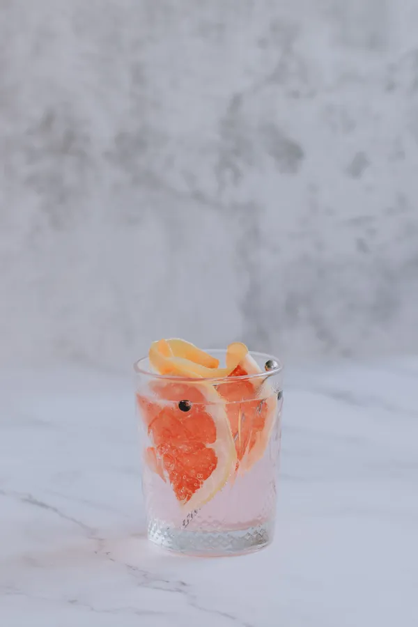 Summertime Scenery with Gin Infused Fruit Cocktail