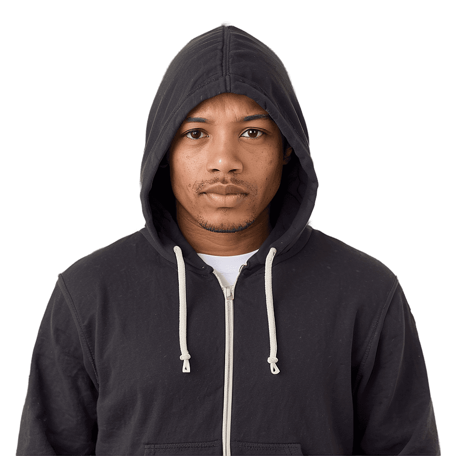 Cotton Zip Up Hoodie PNG ofy