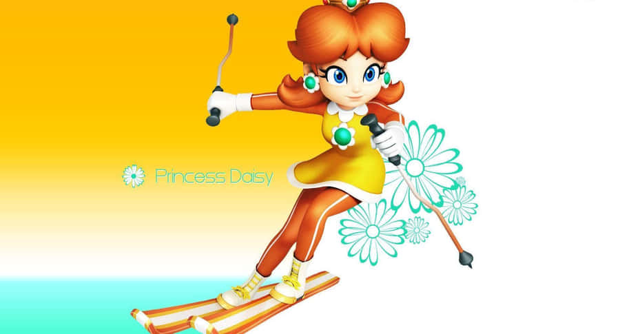 Papelde parede da Princesa Daisy com resolução de 1920 x 1035 pixels.
