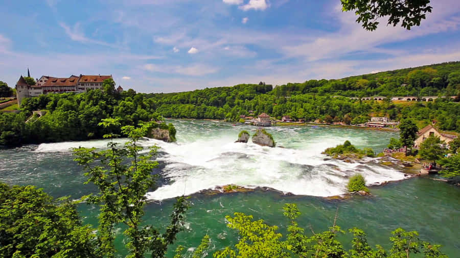 Schaffhausen Rheinfall Panorama