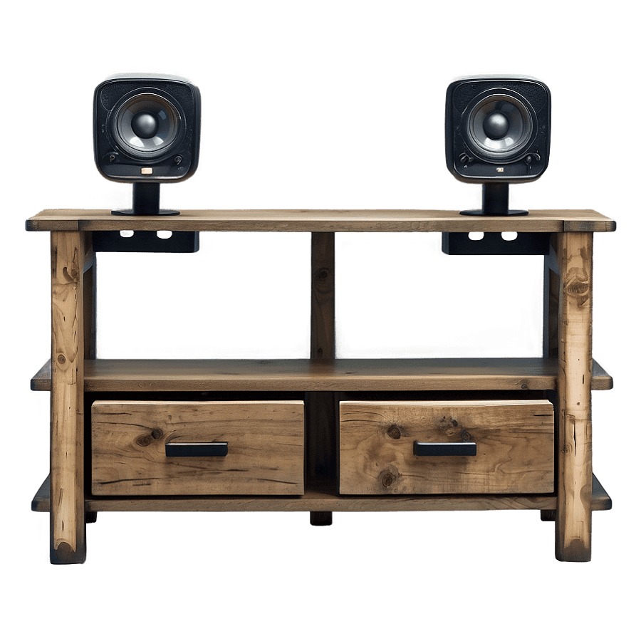 Rustic TV Stand PNG 99