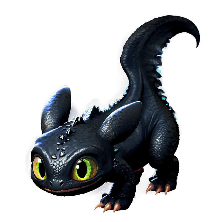 Baby Toothless PNG qil