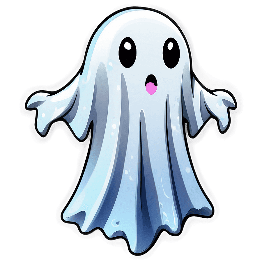 Kawaii Ghost PNG 84