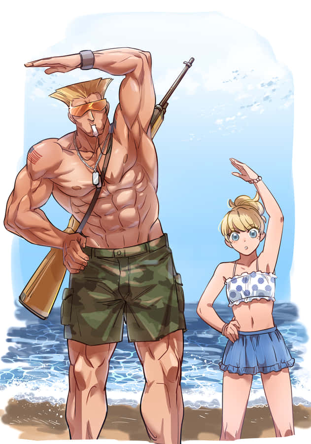 Guile e Compagna Giornata in Spiaggia