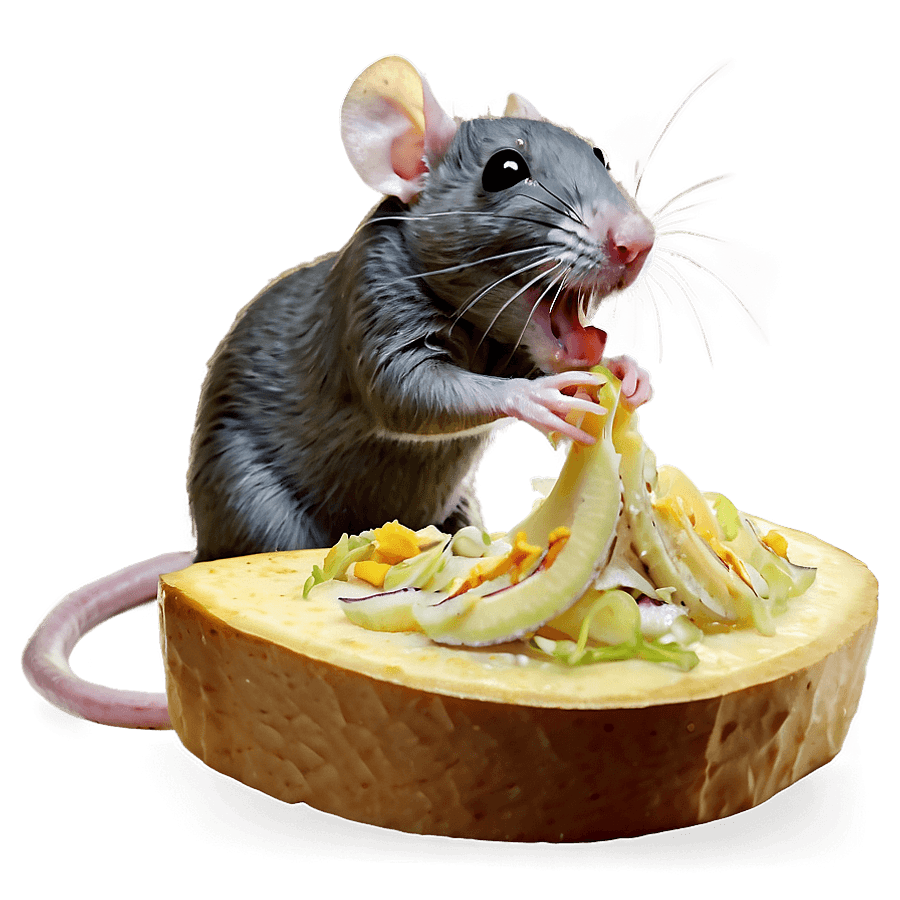 Rat Eating PNG vgd54