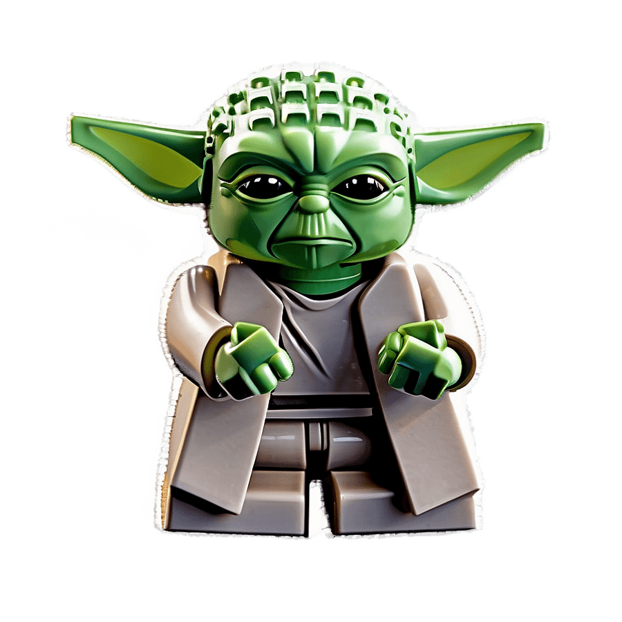 Lego Yoda Art Project PNG 06282024