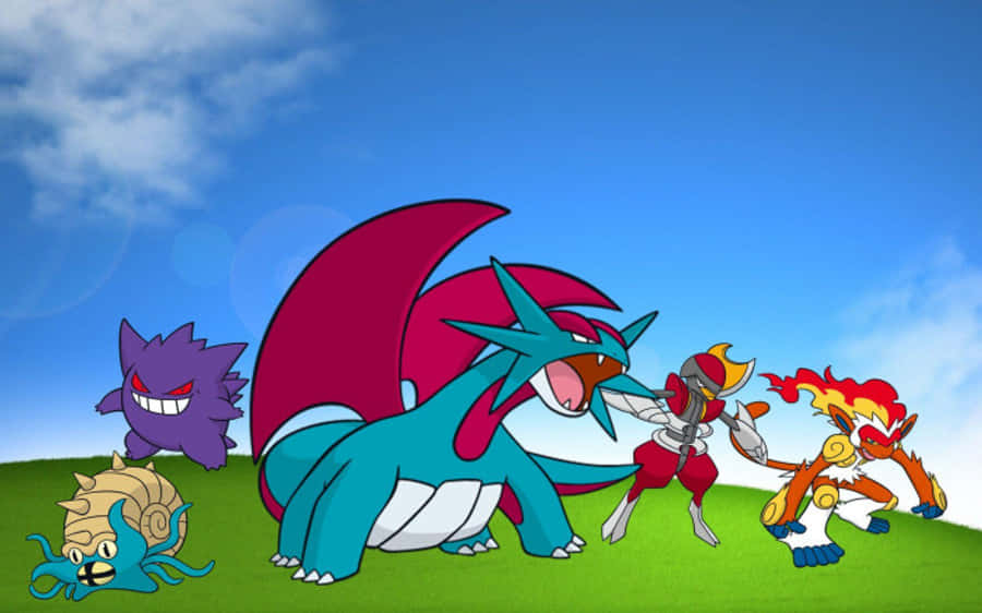 2Dritning av Salamence Pokemons