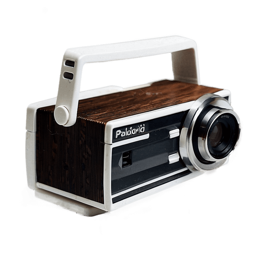 Polaroid Camera in Hand PNG led86