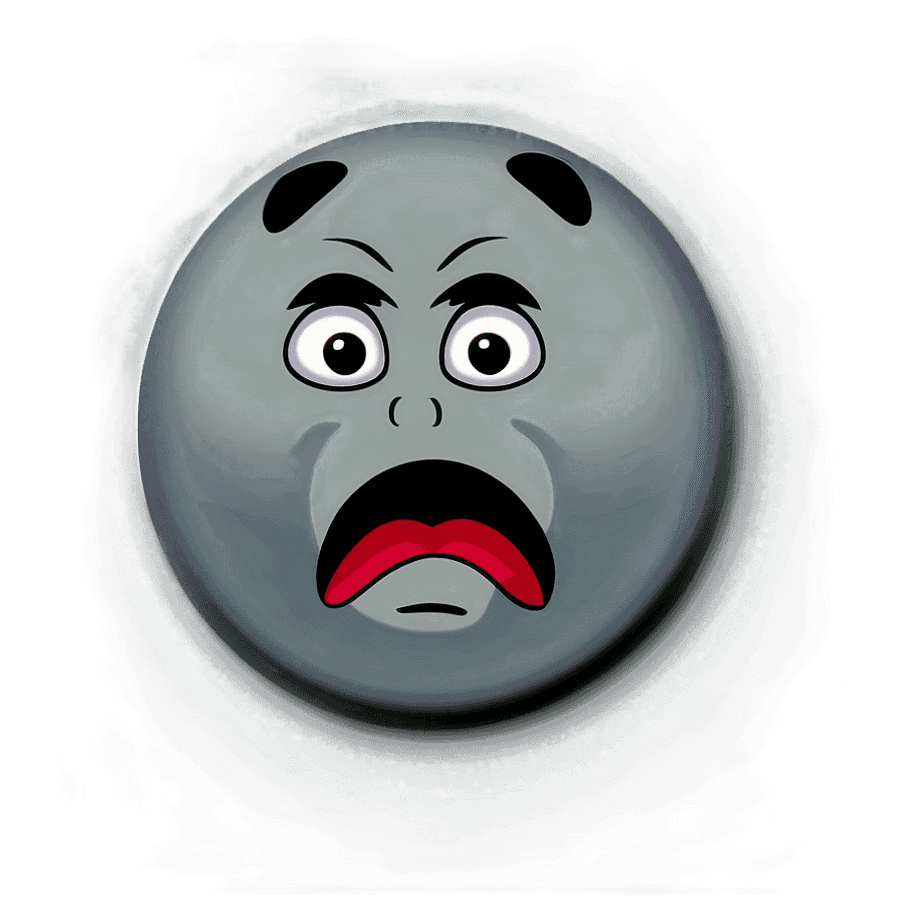 Angry Emoji Face PNG 22