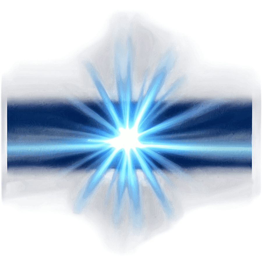 Blue Light Flare PNG rwo61