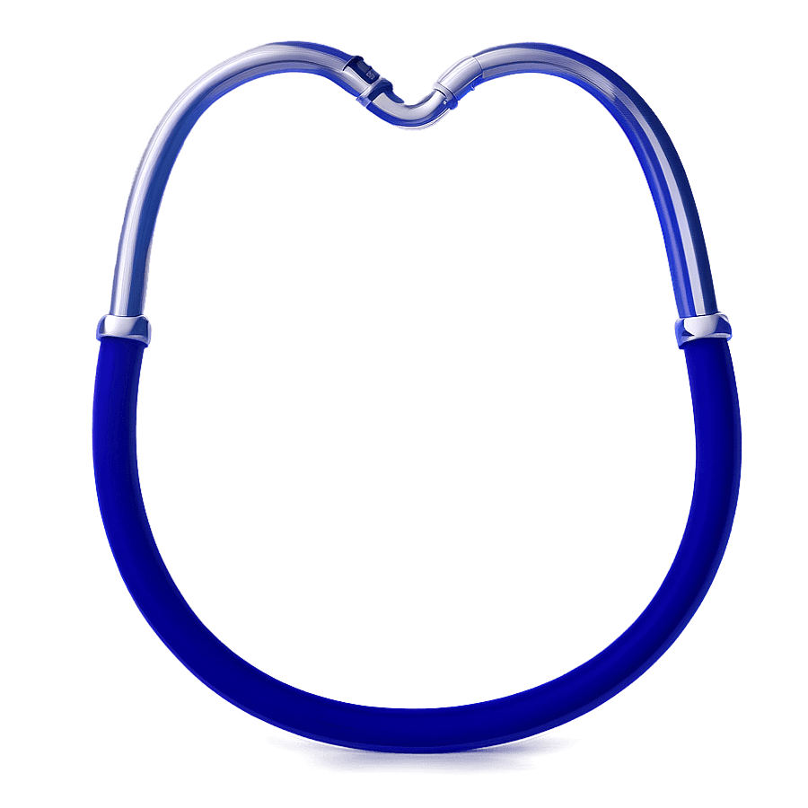 Detailed Stethoscope Heart PNG 06282024